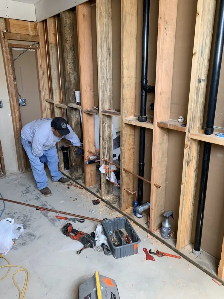 Commercial rough-in plumbing for Gas Line Repair in Schererville